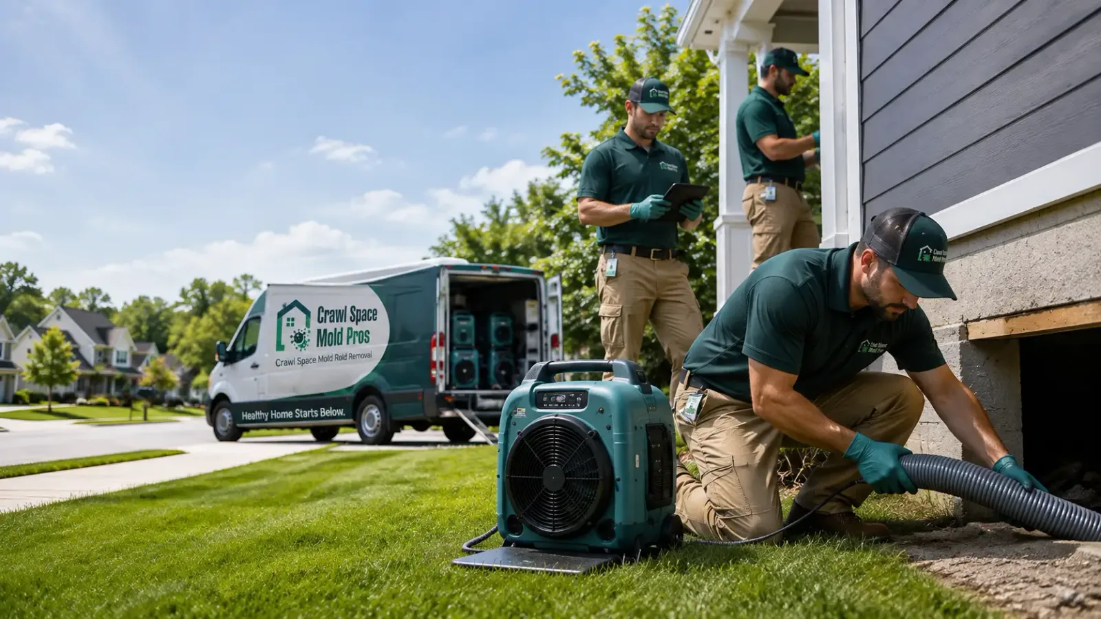Crawl Space Mold Removal in Harahan, LA
